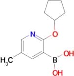 2-(Cyclopentyloxy)-5-methylpyridine-3-boronic acid
