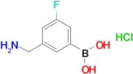 3-(Aminomethyl)-5-fluorophenylboronic acid hydrochloride