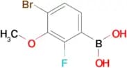 4-Bromo-2-fluoro-3-methoxyphenylboronic acid