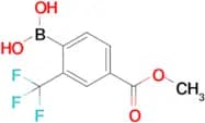 4-(Methoxycarbonyl)-2-(trifluoromethyl)phenylboronic acid