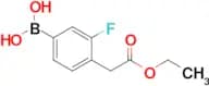 4-(Ethoxycarbonylmethyl)-3-fluorophenylboronic acid