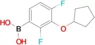 3-(Cyclopentyloxy)-2,4-difluorophenylboronic acid