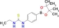 1-Ethyl-3-(4-(4,4,5,5-tetramethyl-1,3,2-dioxaborolan-2-yl)phenyl)thiourea