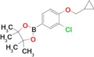 2-(3-Chloro-4-(cyclopropylmethoxy)phenyl)-4,4,5,5-tetramethyl-1,3,2-dioxaborolane