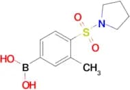 3-Methyl-4-(pyrrolidine-1-sulfonyl)phenylboronic acid