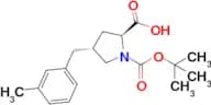 (2S,4R)-1-(tert-Butoxycarbonyl)-4-(3-methylbenzyl)pyrrolidine-2-carboxylic acid