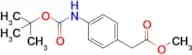 Methyl 2-(4-((tert-butoxycarbonyl)amino)phenyl)acetate