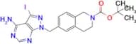 Tert-butyl 6-((4-amino-3-iodo-1H-pyrazolo[3,4-d]pyrimidin-1-yl)methyl)-3,4-dihydroisoquinoline-2(1…