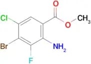 Methyl 2-amino-4-bromo-5-chloro-3-fluorobenzoate