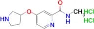 N-Methyl-4-(pyrrolidin-3-yloxy)picolinamide dihydrochloride