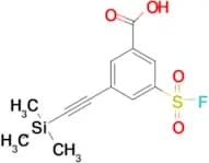 3-(Fluorosulfonyl)-5-((trimethylsilyl)ethynyl)benzoic acid
