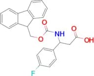 3-((((9H-Fluoren-9-yl)methoxy)carbonyl)amino)-3-(4-fluorophenyl)propanoic acid