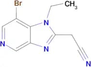 2-(7-Bromo-1-ethyl-1H-imidazo[4,5-c]pyridin-2-yl)acetonitrile