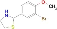 2-(3-Bromo-4-methoxyphenyl)thiazolidine