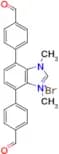4,7-Bis(4-formylphenyl)-1,3-dimethyl-1H-benzo[d]imidazol-3-ium bromide