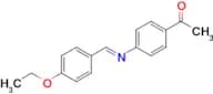 (E)-1-(4-((4-Ethoxybenzylidene)amino)phenyl)ethan-1-one
