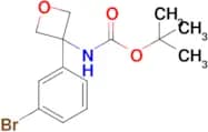 tert-Butyl N-[3-(3-bromophenyl)oxetan-3-yl]carbamate