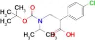 (2S)-3-[tert-Butoxycarbonyl(isopropyl)amino]-2-(4-chlorophenyl)propanoic acid