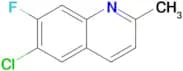 6-Chloro-7-fluoro-2-methyl-quinoline