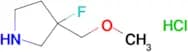 3-Fluoro-3-(methoxymethyl)pyrrolidine hydrochloride