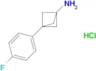 3-(4-Fluorophenyl)bicyclo[1.1.1]pentan-1-amine hydrochloride