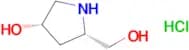 (3S,5S)-5-(Hydroxymethyl)pyrrolidin-3-ol hydrochloride