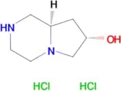(7S,8aR)-Octahydropyrrolo[1,2-a]piperazin-7-ol dihydrochloride
