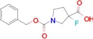 1-[(Benzyloxy)carbonyl]-3-fluoropyrrolidine-3-carboxylic acid