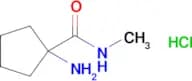 1-Amino-N-methylcyclopentane-1-carboxamide hydrochloride