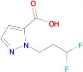 2-(3,3-Difluoropropyl)pyrazole-3-carboxylic acid