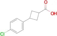 3-(4-Chlorophenyl)cyclobutane-1-carboxylic acid