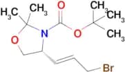 tert-Butyl (4R)-4-[(E)-3-bromoprop-1-enyl]-2,2-dimethyl-oxazolidine-3-carboxylate