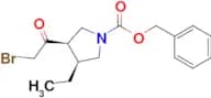 Benzyl (3R,4S)-3-(2-bromoacetyl)-4-ethylpyrrolidine-1-carboxylate