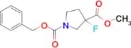 O1-Benzyl O3-methyl 3-fluoropyrrolidine-1,3-dicarboxylate