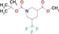 1-tert-Butyl 3-methyl 5-(trifluoromethyl)piperidine-1,3-dicarboxylate