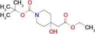 tert-Butyl 4-(2-ethoxy-2-oxo-ethyl)-4-hydroxy-piperidine-1-carboxylate