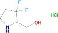 (3,3-Difluoropyrrolidin-2-yl)methanol hydrochloride