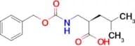 (R)-2-((((Benzyloxy)carbonyl)amino)methyl)-4-methylpentanoic acid