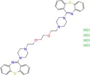 1,2-bis(2-(4-(Dibenzo[b,f][1,4]thiazepin-11-yl)piperazin-1-yl)ethoxy)ethane tetrahydrochloride