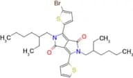3-(5-Bromothiophen-2-yl)-2,5-bis(2-ethylhexyl)-6-(thiophen-2-yl)pyrrolo[3,4-c]pyrrole-1,4(2H,5H)-d…