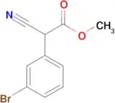 Methyl 2-(3-bromophenyl)-2-cyanoacetate