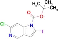 tert-Butyl 6-chloro-2-iodo-1H-pyrrolo[3,2-c]pyridine-1-carboxylate