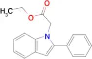 Ethyl 2-(2-phenyl-1H-indol-1-yl)acetate
