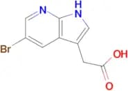 2-(5-Bromo-1H-pyrrolo[2,3-b]pyridin-3-yl)acetic acid
