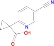 1-(5-Cyanopyridin-2-yl)cyclopropane-1-carboxylic acid