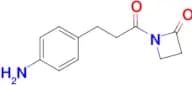 1-(3-(4-Aminophenyl)propanoyl)azetidin-2-one