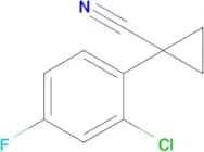 1-(2-Chloro-4-fluorophenyl)cyclopropanecarbonitrile
