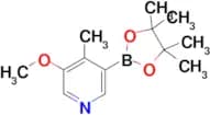 3-Methoxy-4-methyl-5-(4,4,5,5-tetramethyl-1,3,2-dioxaborolan-2-yl)pyridine