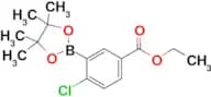 Ethyl 4-chloro-3-(4,4,5,5-tetramethyl-1,3,2-dioxaborolan-2-yl)benzoate