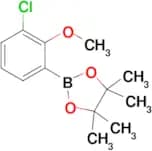 2-(3-Chloro-2-methoxyphenyl)-4,4,5,5-tetramethyl-1,3,2-dioxaborolane